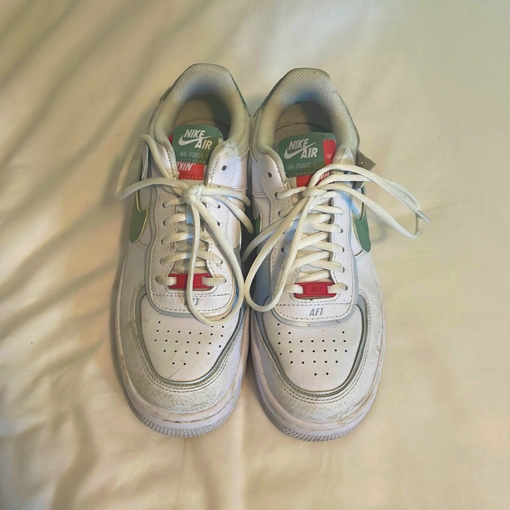 Nike Womens Air Force 1s “Shadow Seafoam”
